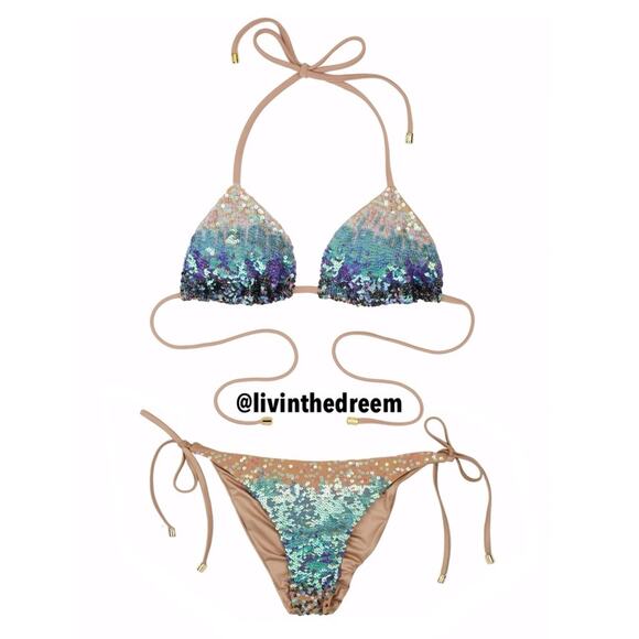 BEACH BUNNY ARIEL BIKINI XL SET $298 - Picture 3 of 16